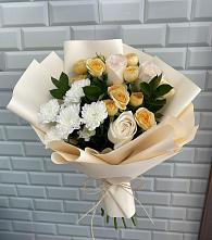 Букет цветов из:  Розы и Хризантемы в Заболотовке