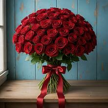 Букет Красные розы Блэк Меджик в Заболотовке