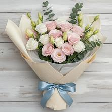 Букет цветов из:  Лизиантусы #REPLACE_PRED# Заболотовке