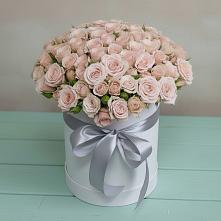 Цветочная композиция из Розы в шляпной коробке #REPLACE_PRED# Заболотовке