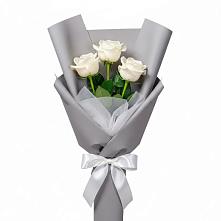 Букет 3 белые розы #REPLACE_PRED# Заболотовке