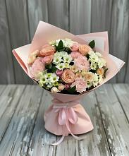 Букет цветов из:  Гвоздики, Розы и Хризантемы в Заболотовке