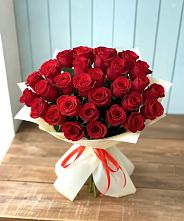 Букет 29 Красных роз в Заболотовке