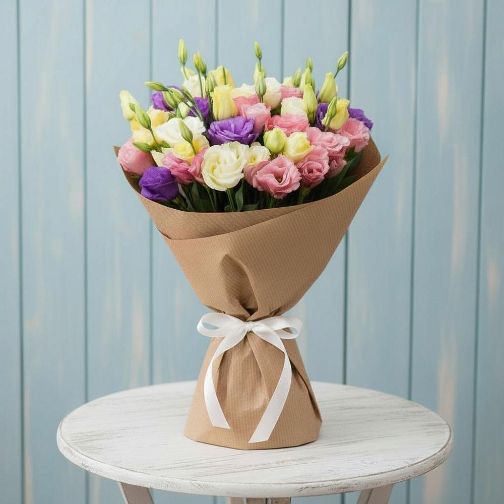 Букет цветов из: Лизиантусы в Заболотовке