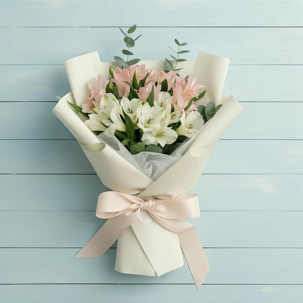 Букет цветов из: Альстромерии в Заболотовке