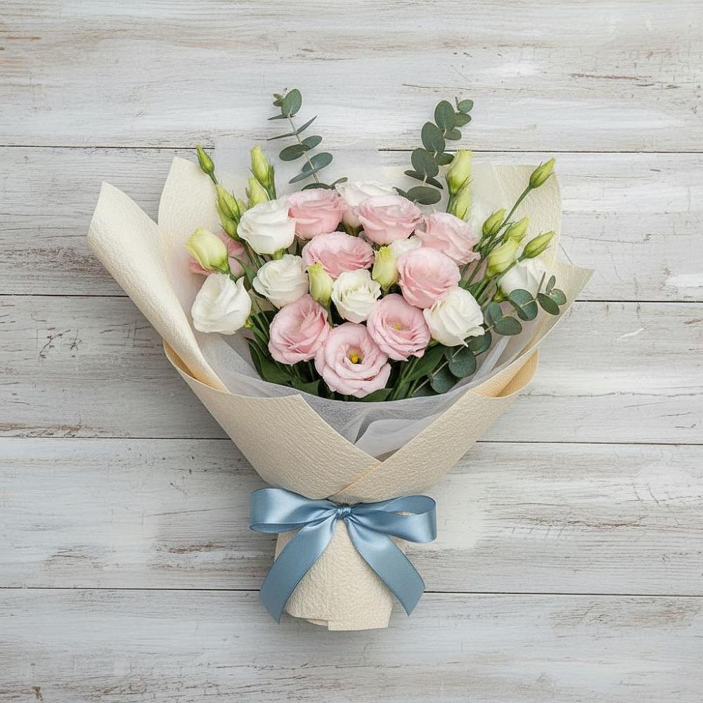 Букет цветов из: Лизиантусы в Заболотовке